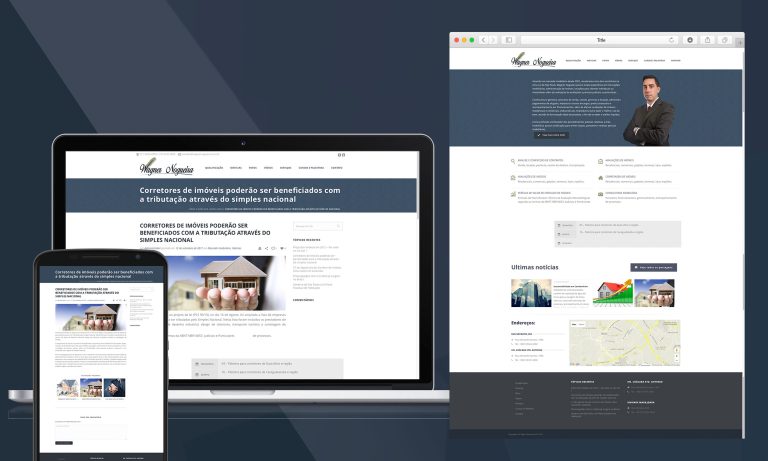 Site – Wagner Nogueira – 2ª versão
