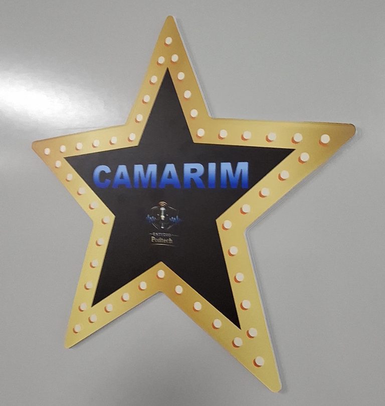 Placa de identificação de Camarim